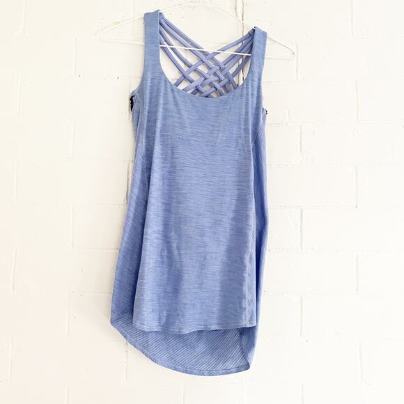 LULULEMON Free to Be Wild Sports Bra Tank Heathered Lullaby 4 - Picture 3 of 11